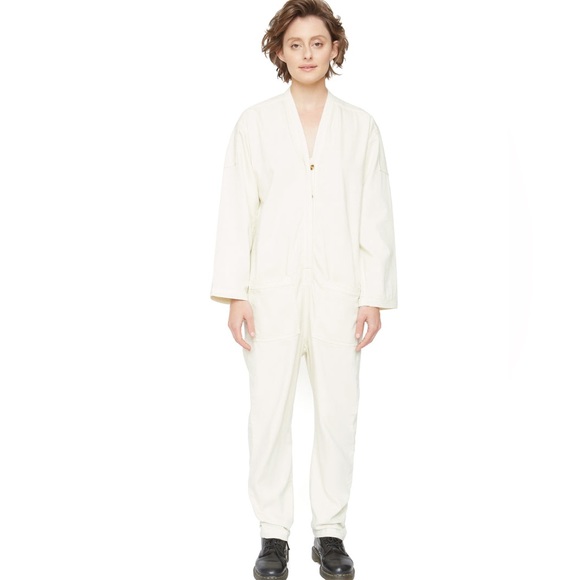 Sandrine Rose x Free People Kimono Denim Jumpsuit The Alpes, Size Small, NWT - Picture 1 of 12